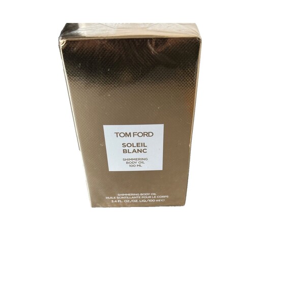 TOM FORD SOLEIL BLANC SHIMMERING BODY OIL Light Weight 3.4 fl oz/ 100 ml - Picture 5 of 5